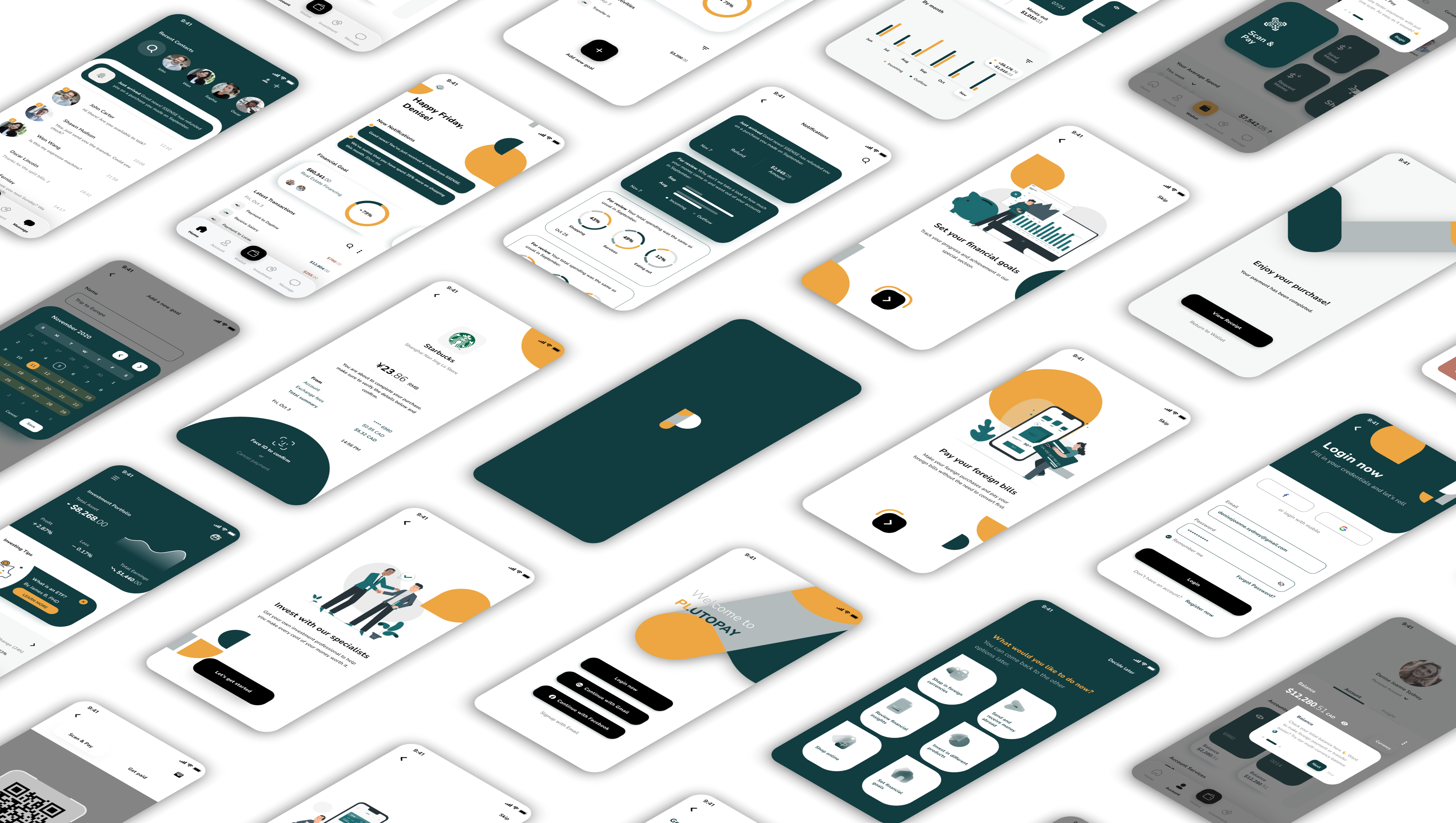 PlutoPay - All Screens